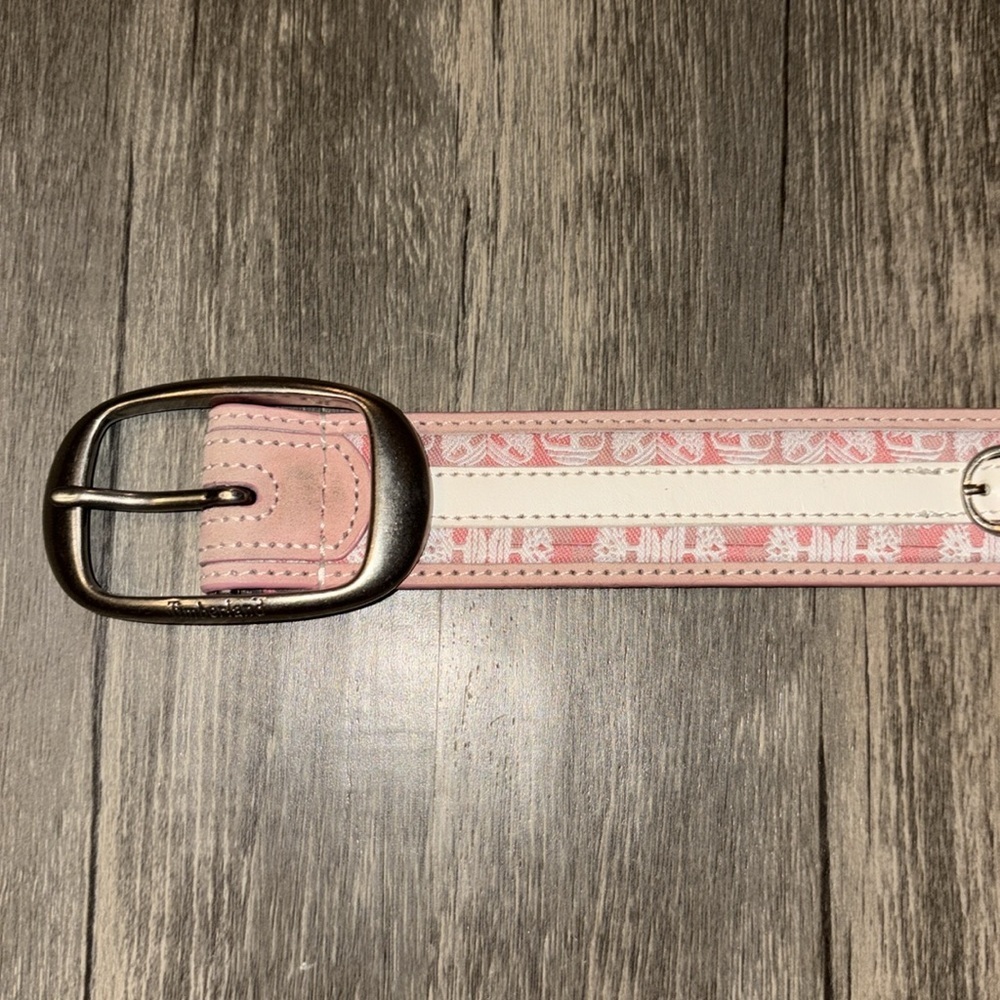 Y2K pink timberland belt - woman’s small - Picture 4 of 7